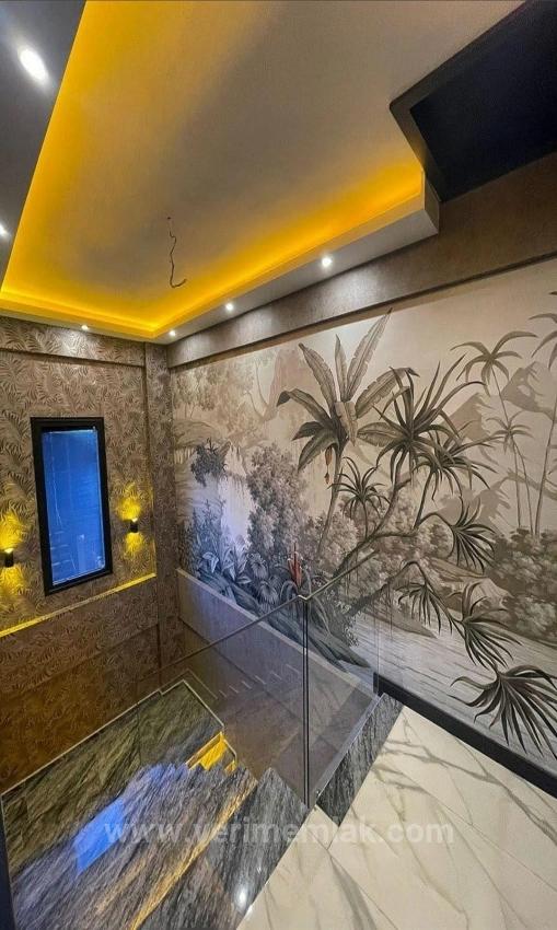 3+1 Freistehende Villa Mit Pool Und Garten Zum Verkauf In Gumuldur