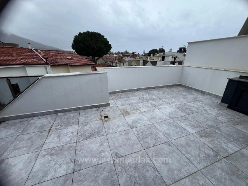 50 M Vom Meer Entfernt In Özdere Orta Mahalle! Modernes Design, Brandneue 3+1 Villa