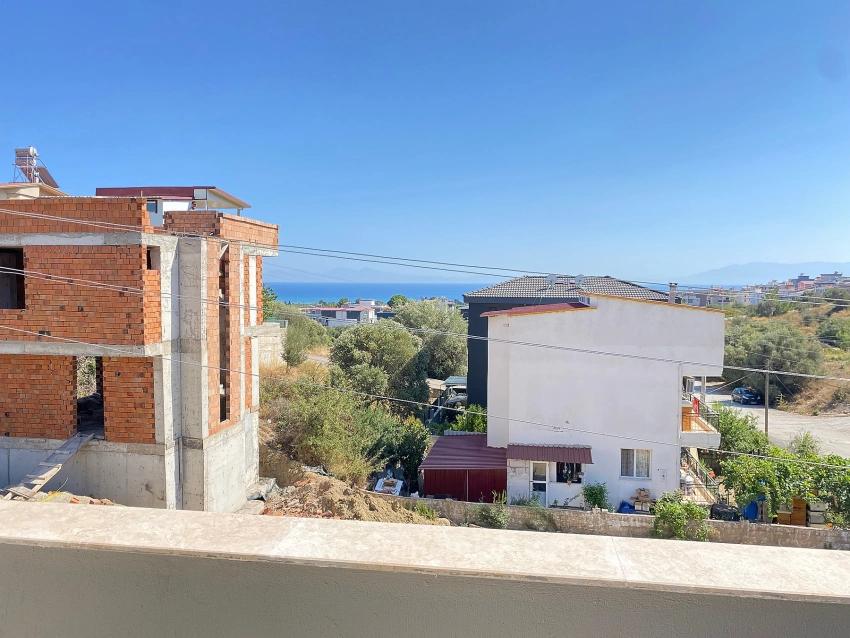 Luxuriöse Eckvilla (3+1 Zimmer) Mit Vollem Meerblick Im Atatürk-Viertel Von Seferihisar Zu Verkaufen!