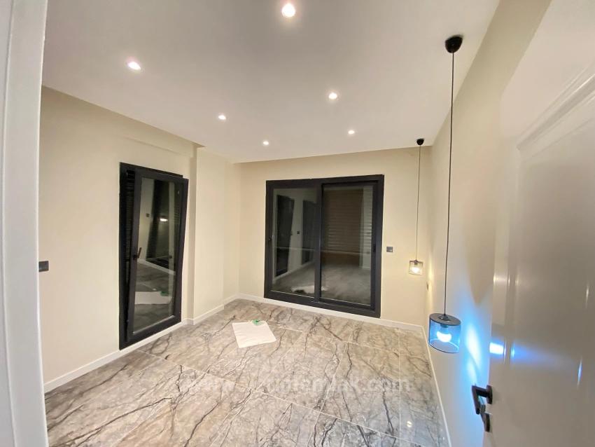 3+1 Villa Zum Verkauf In Özdere Mit Fußbodenheizung, Freistehendem Möbliertem Meerblick