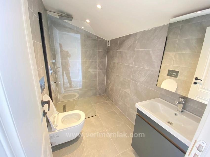 Moderne Luxusvilla (3+1 Zimmer) Zum Verkauf Im Viertel Menderes Çukuraltı: Uneingeschränkter Meerblick