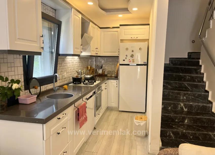 3+1 Villa Mit Großem Garten, 900 M Vom Meer Entfernt, In Özdere Çukuraltı!