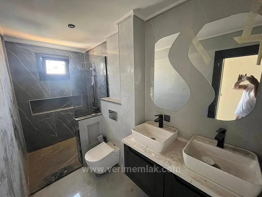 Luxuriöse 3+1-Zimmer-Villa Mit Garten, Vorbereitet Für Kamerasystem, 300 M Vom Meer Entfernt In Özdere