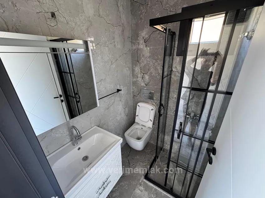 Seferihisar Atatürk Viertel Panoramische Meeresaussicht Sıfır Zu Verkaufen 3+1 Villa