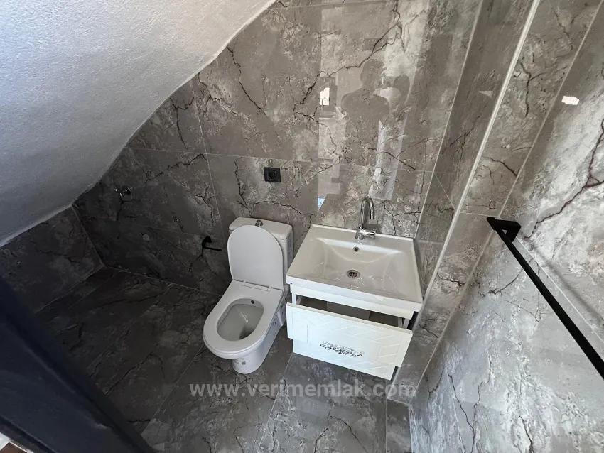 Seferihisar Atatürk Viertel Panoramische Meeresaussicht Sıfır Zu Verkaufen 3+1 Villa