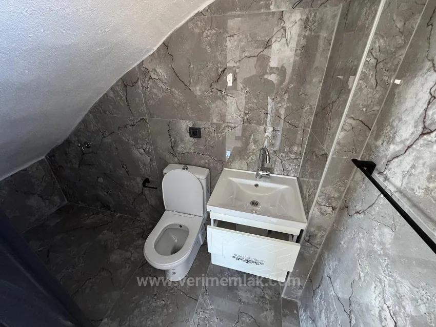 Seferihisar Atatürk Viertel Panoramische Meeresaussicht Sıfır Zu Verkaufen 3+1 Villa