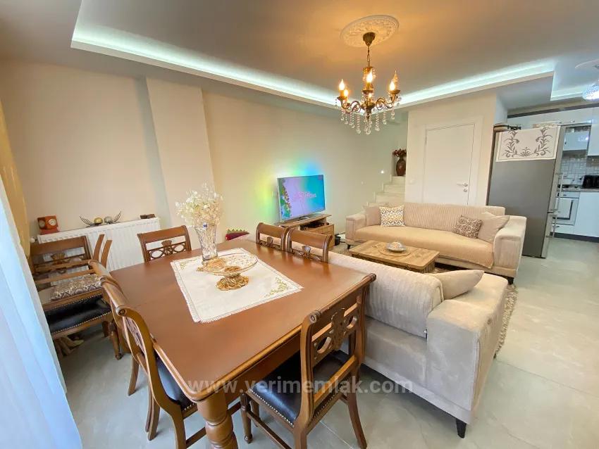 In Seferihisar Payamlı, Wärmepumpenbetriebene, Kostengünstige Freistehende Eck- 3+1 Villa Zum Verkauf