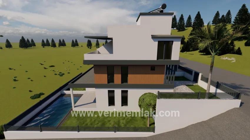 Seferihisar Atatürk Stadtteil Projekt Fertig, Voll Meerpanorama Kauf 352 Grundstück