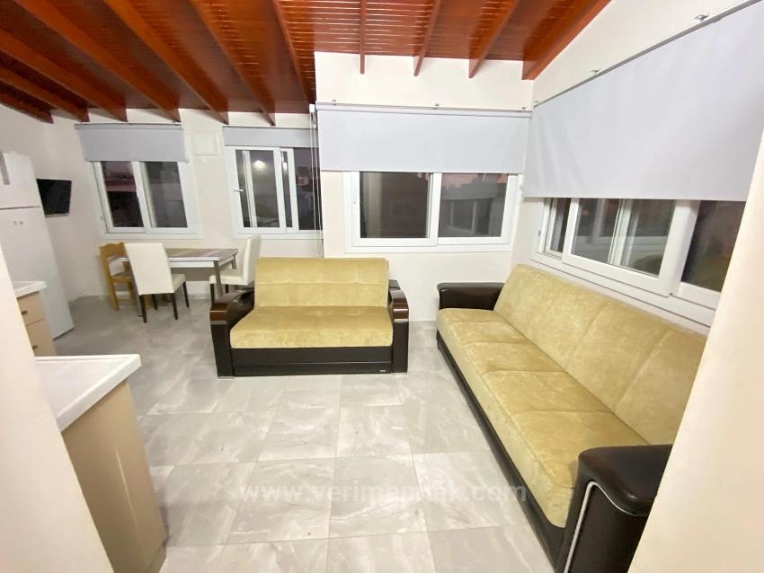 Möblierte 2+1-Zimmer-Wohnung Im Mittleren Stockwerk Von Ürkmez Seaside Zur Jahresmiete