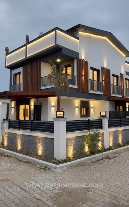 Luxuriöse 3+1-Zimmer-Villa In Özdere Zu Verkaufen, Mit Parkplatz, 50 M Zum Meer Und Panoramablick