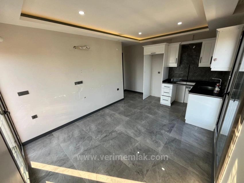 1+1 Wohnung Zum Verkauf In Özdere, 2. Stock, Offener Parkplatz, Aufzug, 200 M Zum Meer