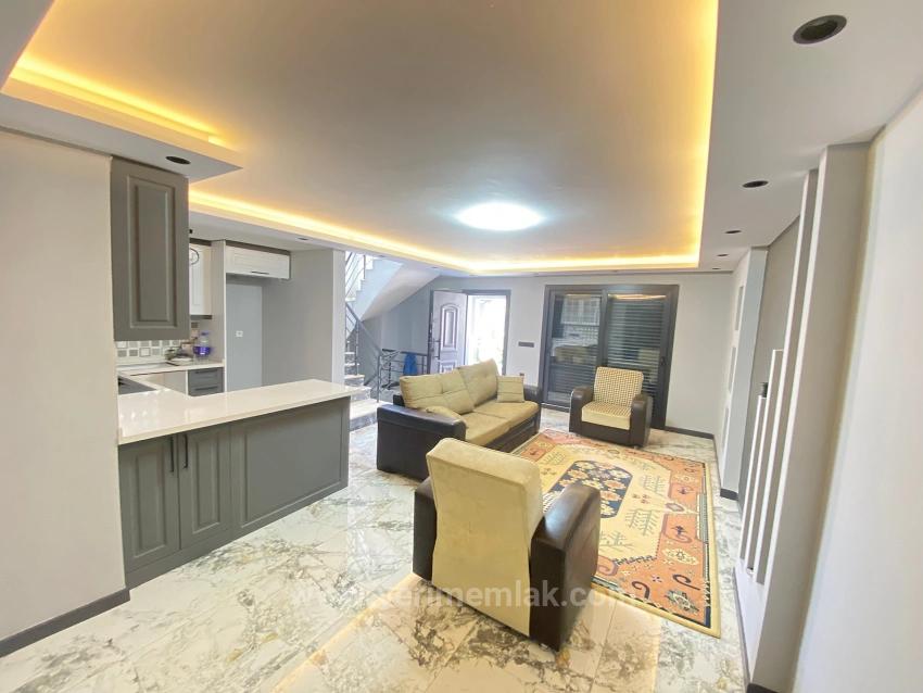 Freistehende Villa Mit 4 Schlafzimmern Und 2 Bädern In Doğanbey Mit Meerblick Auf Einem 280 M² Großen Grundstück!