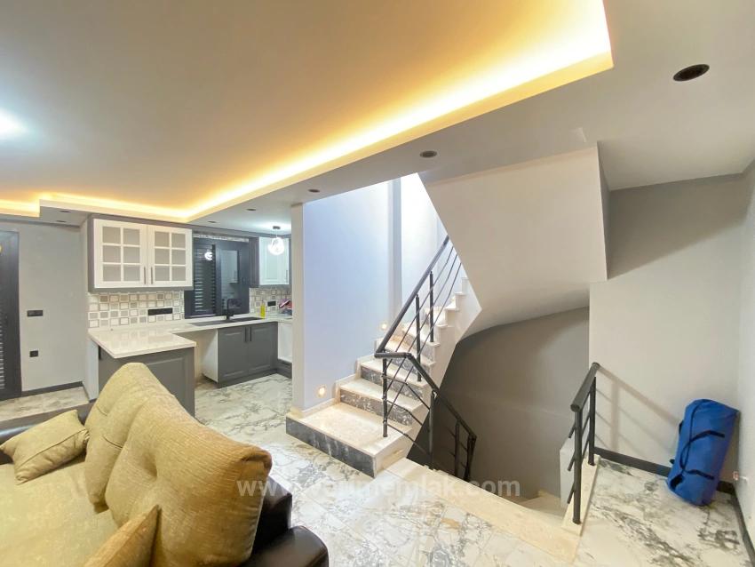 Freistehende Villa Mit 4 Schlafzimmern Und 2 Bädern In Doğanbey Mit Meerblick Auf Einem 280 M² Großen Grundstück!