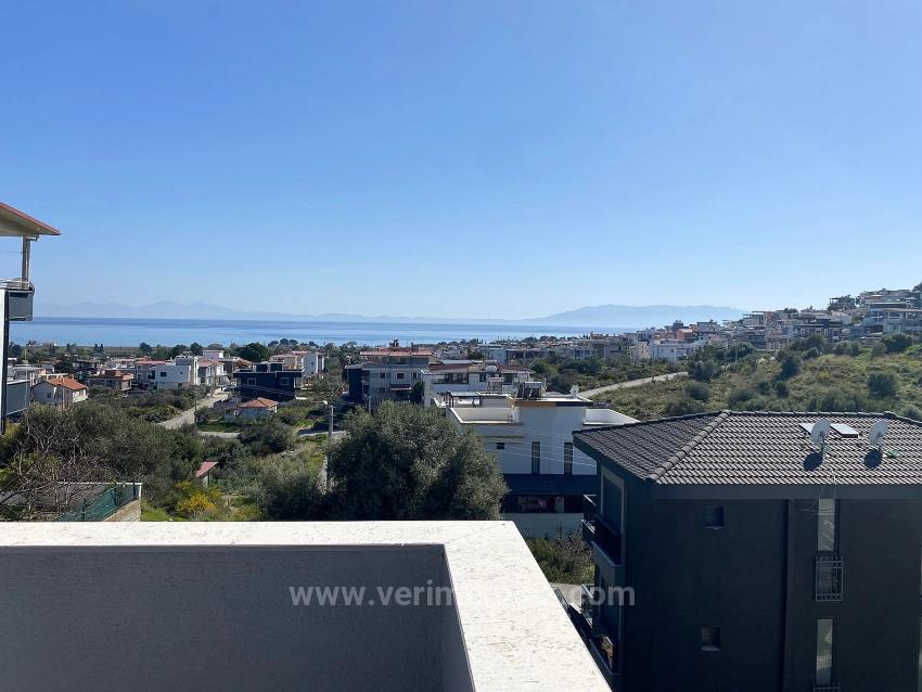 Freistehende Villa Mit 4 Schlafzimmern Und 2 Bädern In Doğanbey Mit Meerblick Auf Einem 280 M² Großen Grundstück!