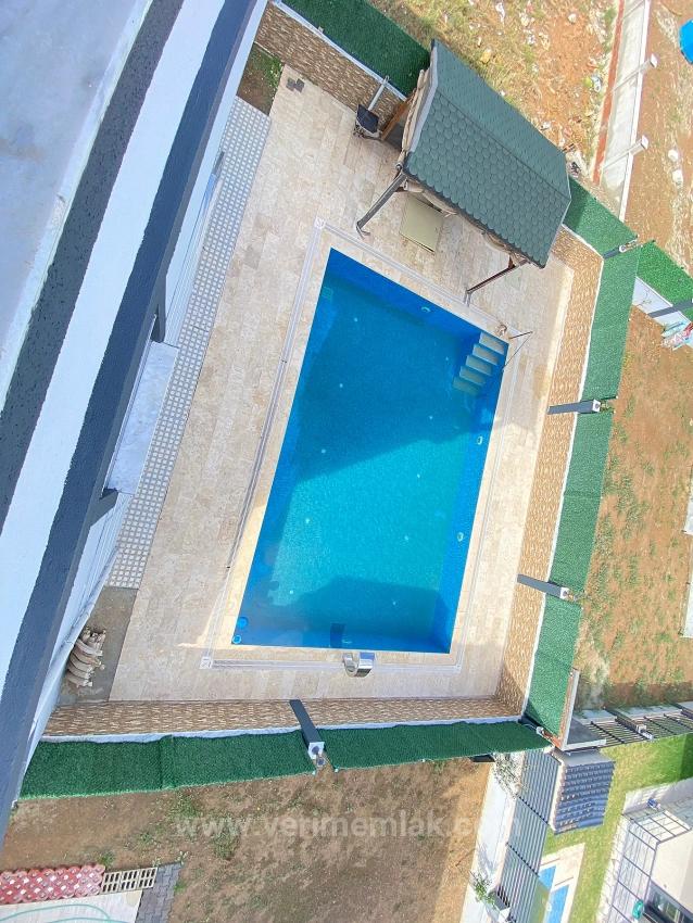 3+1 Freistehende Villa Mit Einzelpool Zum Verkauf In Doğanbey