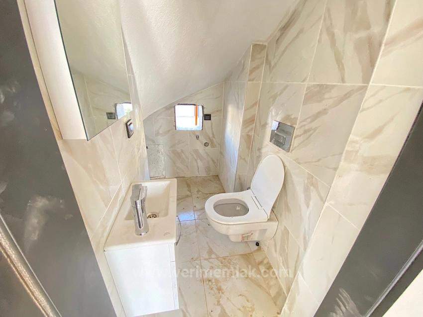 2+1 Villa Zum Verkauf In Doğanbey, 500 Meter Vom Meer Entfernt, Fußbodenheizung