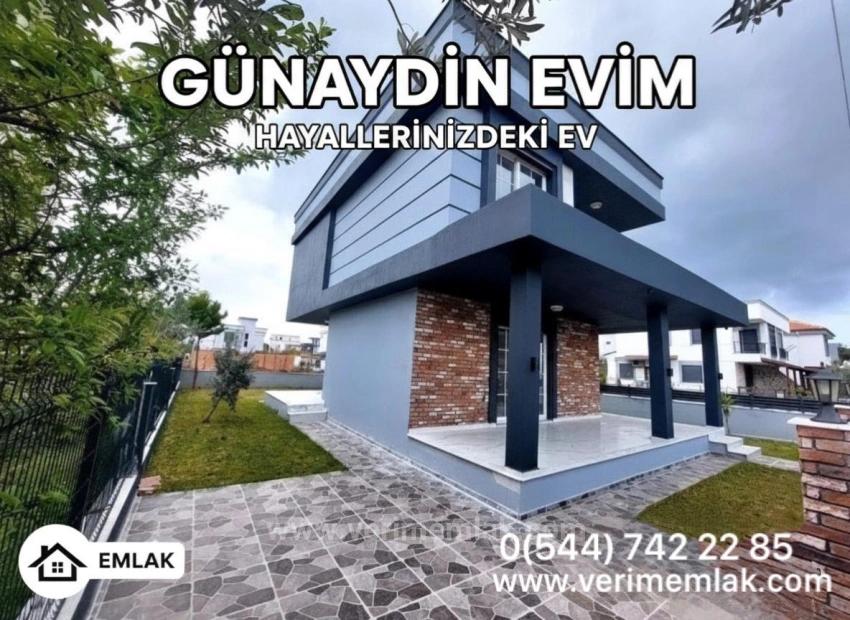 Eine Freistehende 3+1-Zimmer-Villa Auf Einem 300 M² Großen Grundstück In Doğanbey, Seferihisar, Steht Zum Verkauf.