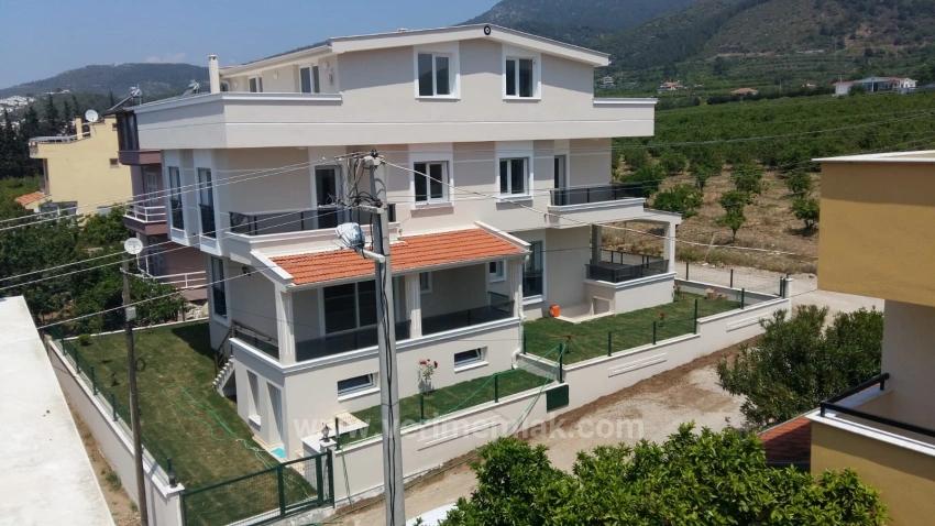 6+1 Villa Zum Verkauf In Özdere, In Der Nähe Des Meeres, Mit Natur- Und Meerblick