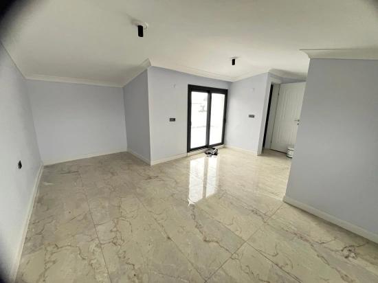 50 M Vom Meer Entfernt In Özdere Orta Mahalle! Modernes Design, Brandneue 3+1 Villa