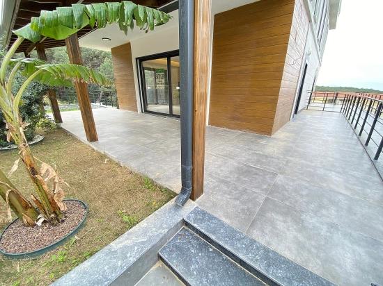 Moderne Luxusvilla (3+1 Zimmer) Zum Verkauf Im Viertel Menderes Çukuraltı: Uneingeschränkter Meerblick