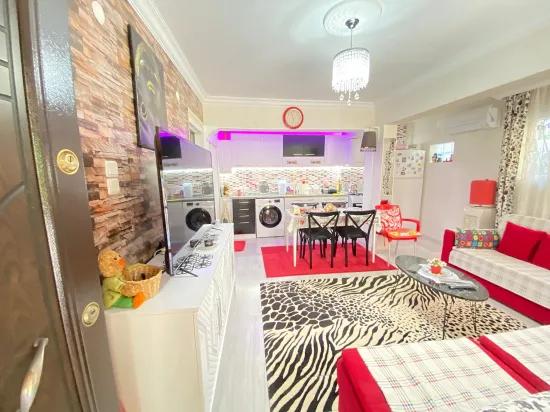 2+1-zimmer-wohnung In Seferihisar Mersinalanı Zu Verkaufen, 100 M Vom Meer Entfernt, Mit Garten Und Pavillon, Keine Zusätzlichen Kosten