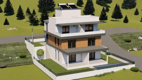 Seferihisar Atatürk Stadtteil Projekt Fertig, Voll Meerpanorama Kauf 352 Grundstück