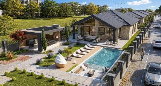 Die Ruhe der Natur, der Komfort der modernen Architektur und die Privatsphäre der zum Verkauf stehenden 3+1 Villa