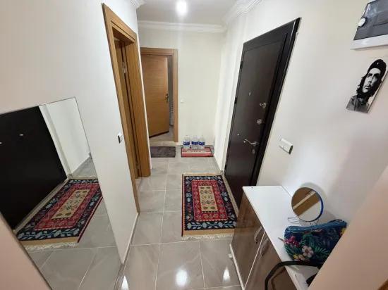 Seferihisar Ürkmez, mit Terrasse Voll Meerblick zu verkaufen Duplex Wohnung 2+1