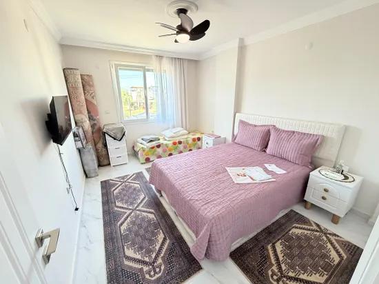 Seferihisar Doğanbey In Cumhuriyet nahe dem Meer Sommer‑winter Wohnen geeignet 3+1 Villa