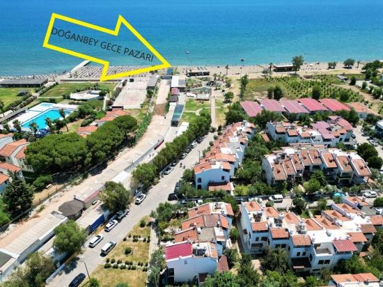 Seferihisar Cumhuriyet Mahallesi, Yıldız Tur Sitesi. 3+1 Wohnung Zum Verkauf, Wo Blau Und Grün Sich Treffen.