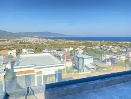 Schicke Und Eckvilla Mit Pool In Doganbey 3 In 1 Sonderdesign Zum Verkauf