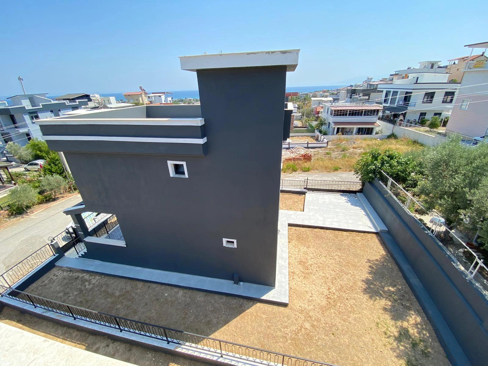 3+1 Villa For Sale In Doğanbey, Full Sea View