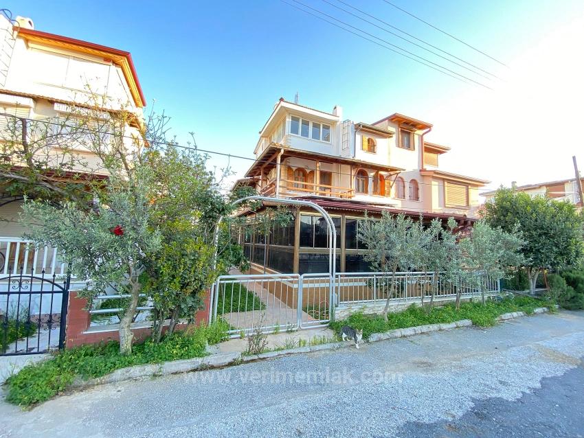 For Sale In Seferihisar Meltem Tur Site: Condominium Ownership, Self-Generating Energy, 4+1 Villa