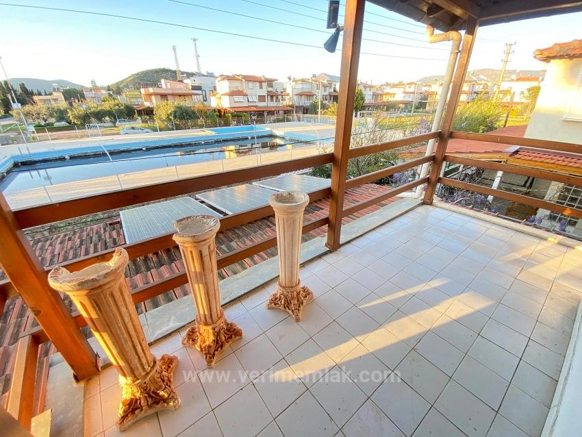 For Sale In Seferihisar Meltem Tur Site: Condominium Ownership, Self-Generating Energy, 4+1 Villa