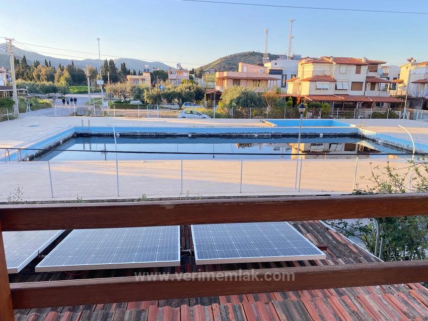 For Sale In Seferihisar Meltem Tur Site: Condominium Ownership, Self-Generating Energy, 4+1 Villa
