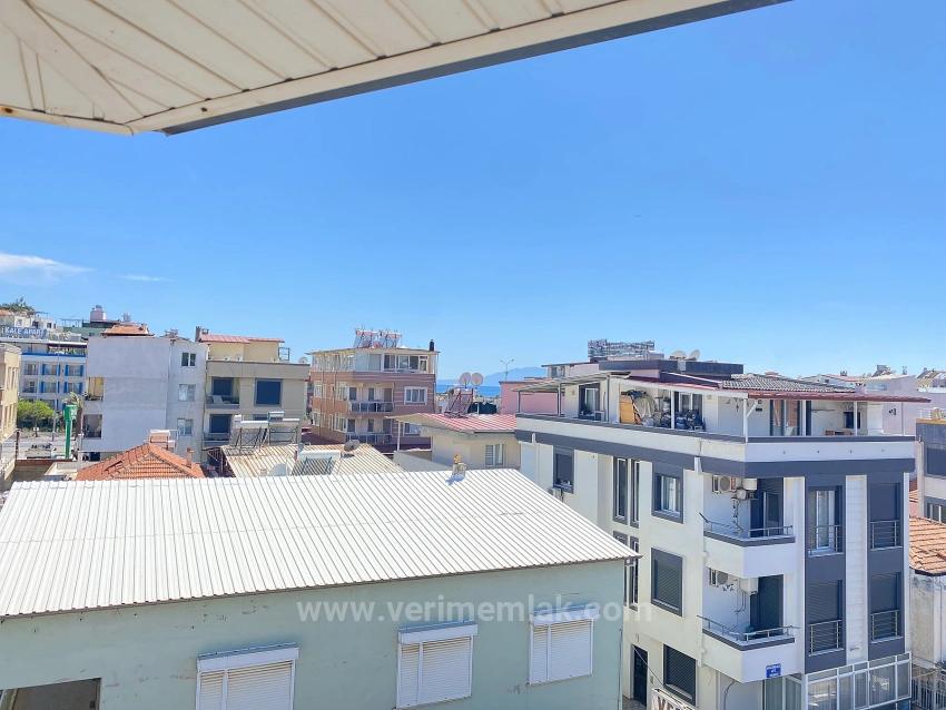 3+1 Penthouse Duplex For Rent In Seferihisar Mersinalanı, 300M From The Sea!