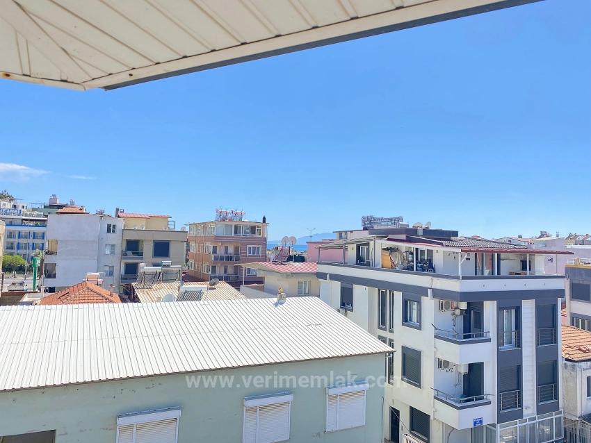 3+1 Penthouse Duplex For Rent In Seferihisar Mersinalanı, 300M From The Sea!