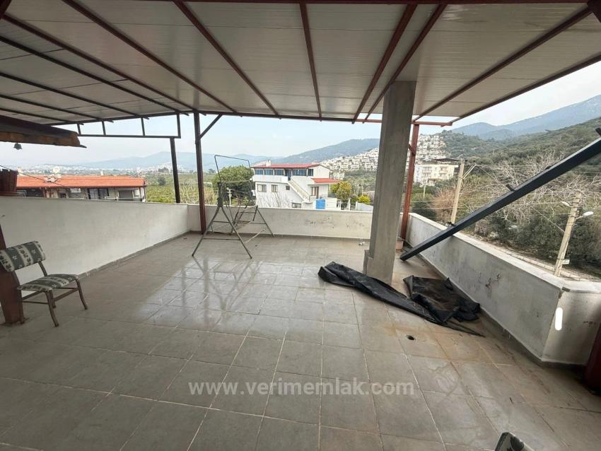 400M From The Sea In Özdere Orta Mahalle | 4+1 Detached House & Spacious Garden
