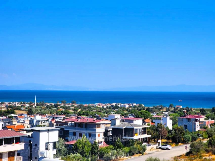 Brand New, Corner 3+1 Villa For Sale In Seferihisar Atatürk With Full Sea View! 🌊