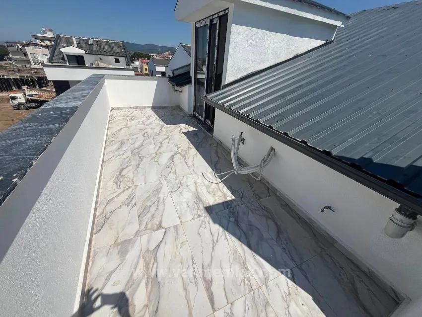 Luxury 3+1 Villa With Garden, Camera System Ready, 300M From The Sea In Özdere