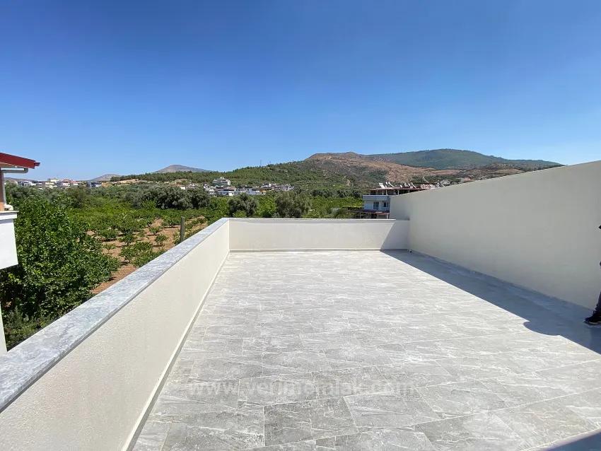 Seferihisar Mersin Area 350 M To The Sea, Pool And Floor-Heated Luxury Corner Villa