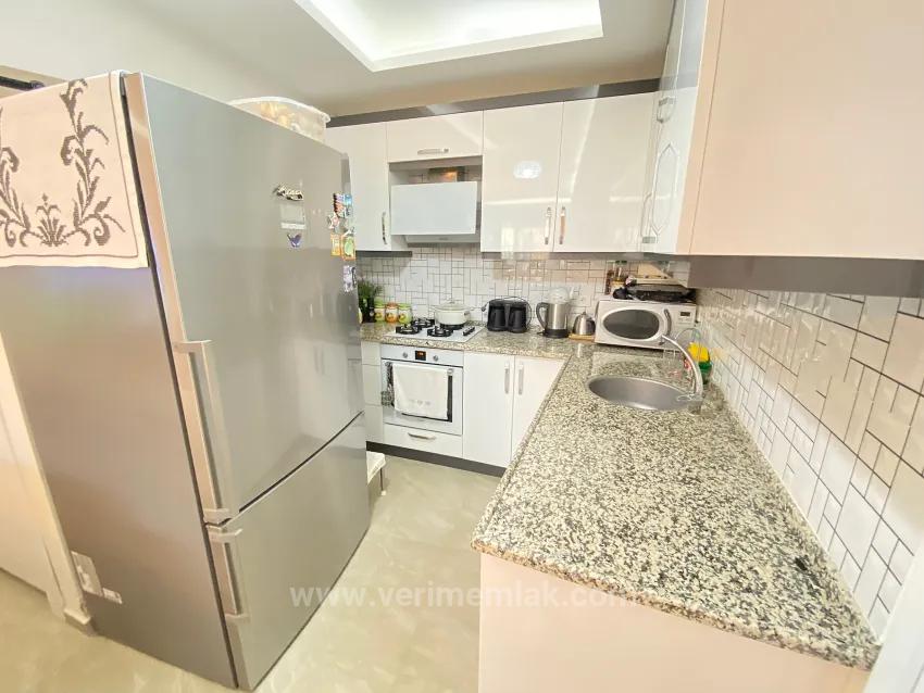 In Seferihisar Payamlı, Heat Pump, Cost-Free Detached Corner 3+1 Villa For Sale