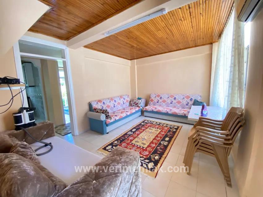 Seferihisar Port In the 350m to the sea, bright net 100m² 2+1 daily flat