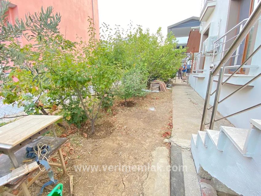 In Seferihisar Atatürk Neighbourhood with full sea view completely detached for sale 4+1 Villa