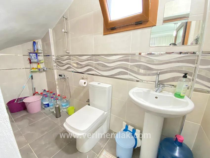 In Seferihisar Atatürk Neighbourhood with full sea view completely detached for sale 4+1 Villa