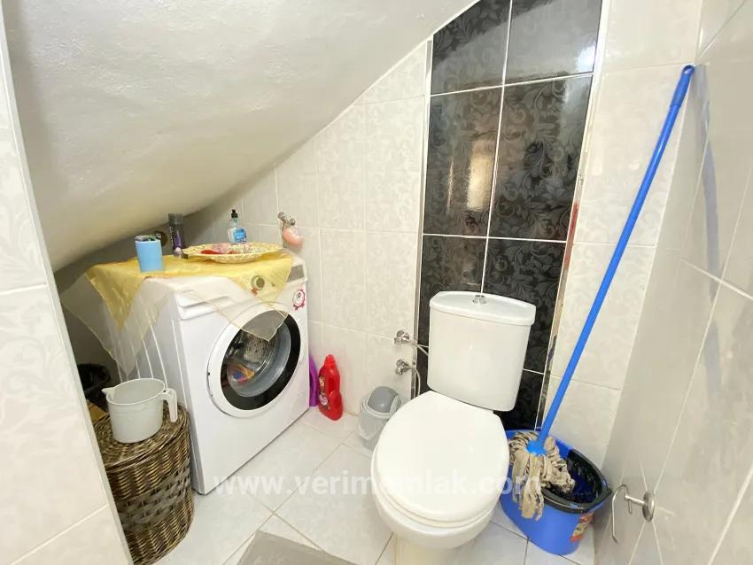 Seferihisar Mersin Ala to the sea 350 m distance garden possessing for sale 2+1 duplex –