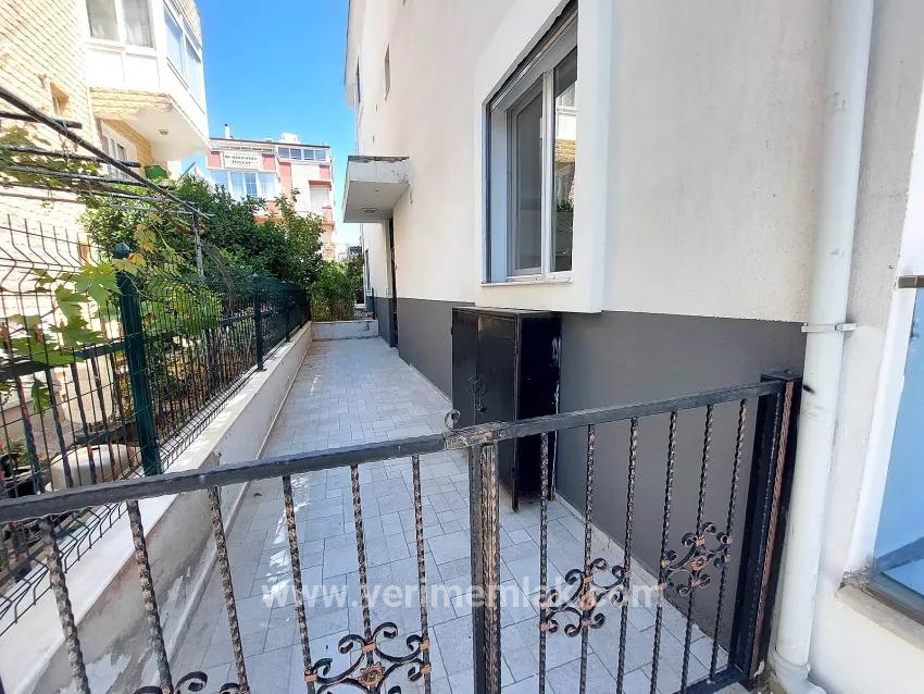 İzmir Seferihisar Ürkmez'de For Sale Garden Ground Floor Apartment 2+1