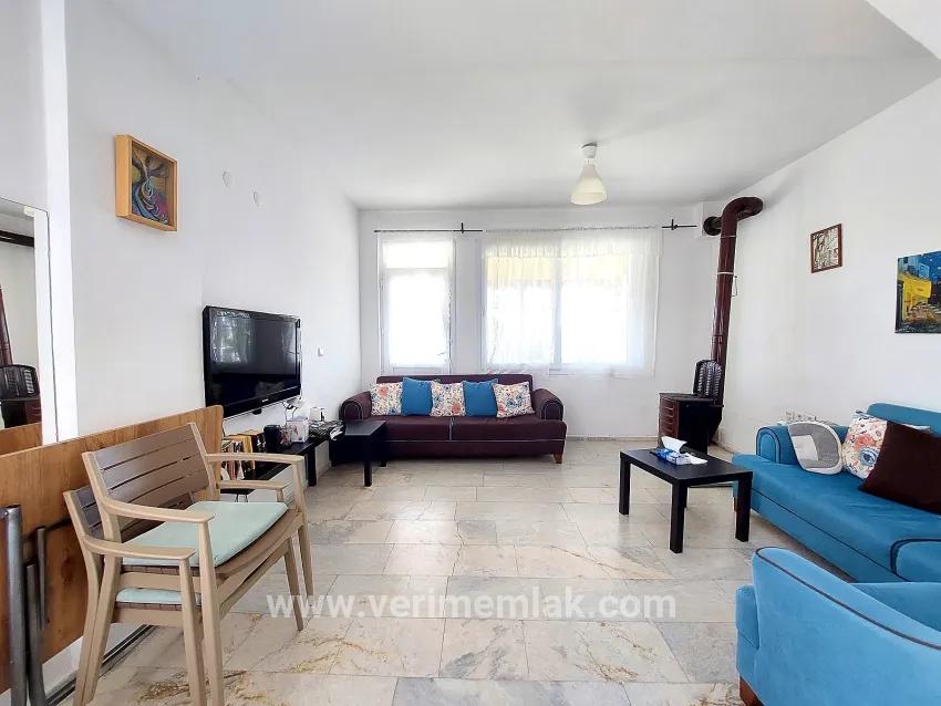 Seferihisar Doğanbey'de gardened sea-view for-sale 4+1 villa –