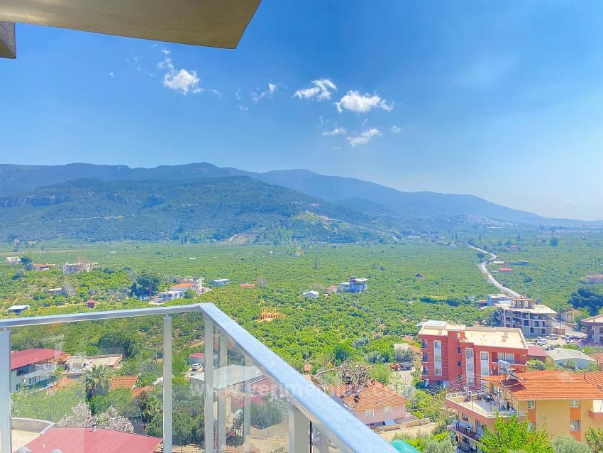 2+1 Sea View Apartment With Elevator For Sale In Gumuldur