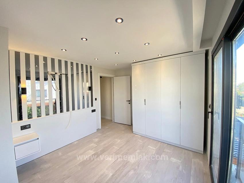 Luxury 3+1 Villa For Sale In Özdere With Parking, 50M To The Sea And Full View